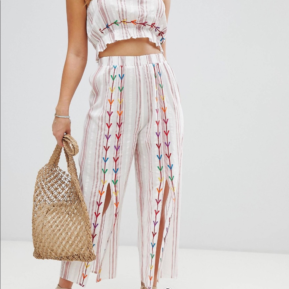 Chevron Embroidered Matching Set